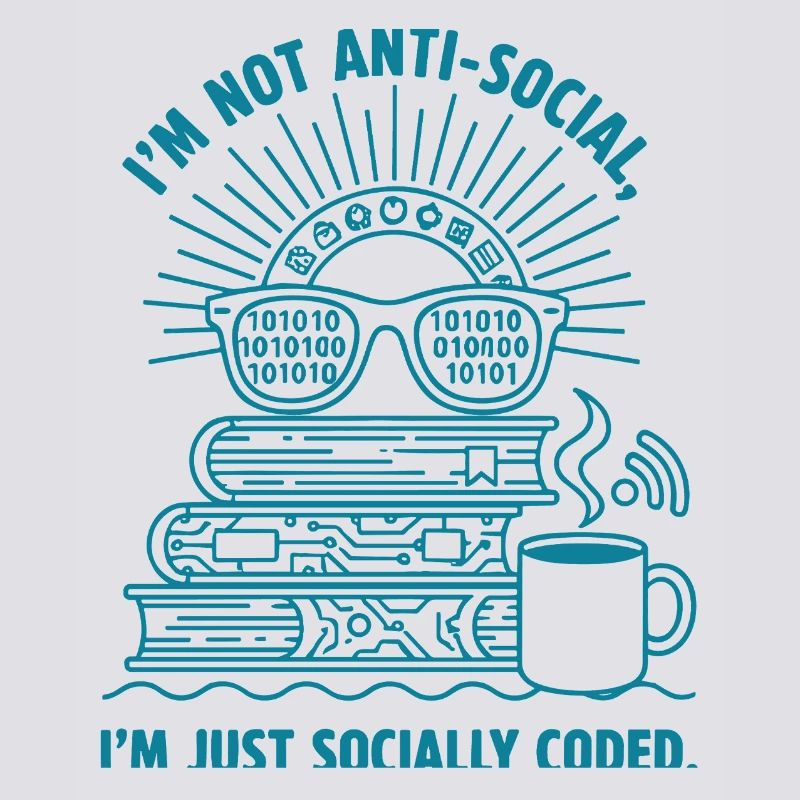 Sozial Codiert: Bücher, Kaffee & Code