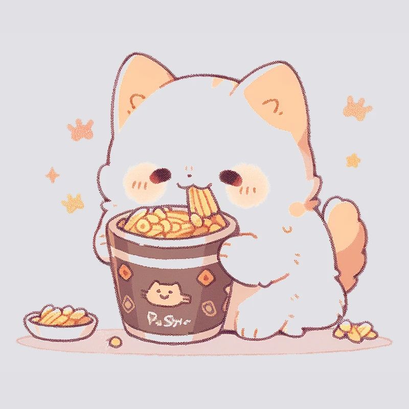 Chats spaghetti - Le chat s’amuse avec le passé