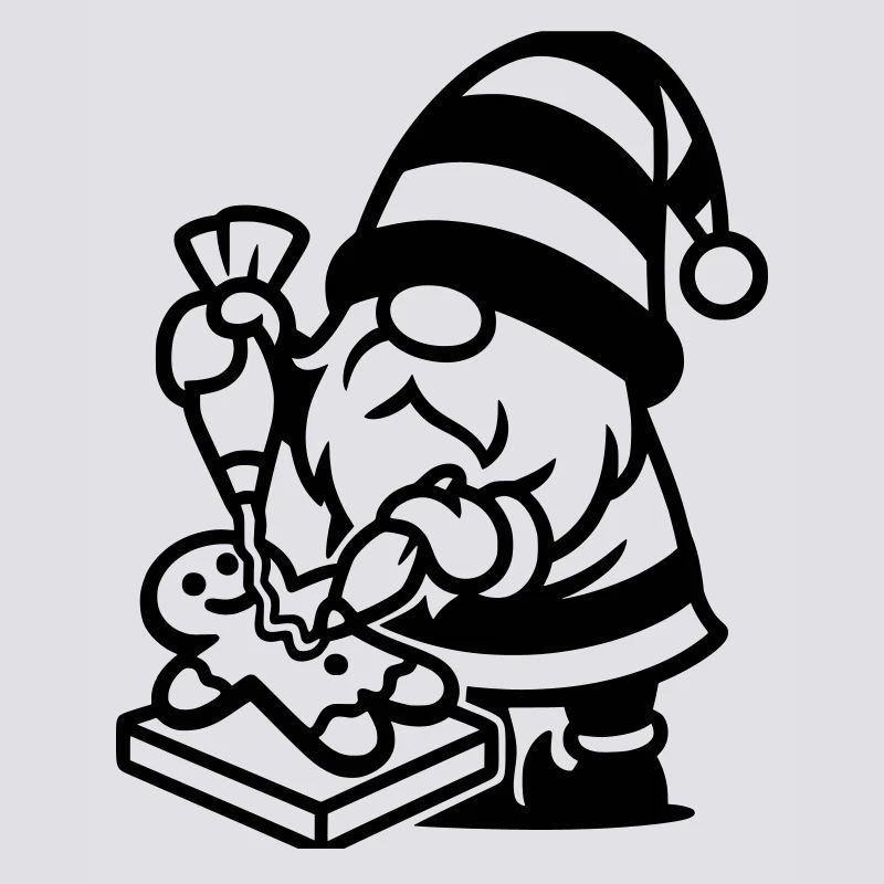 Gingerbread Baking Gnome