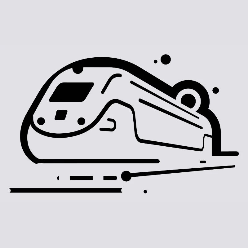 Train Comic Style