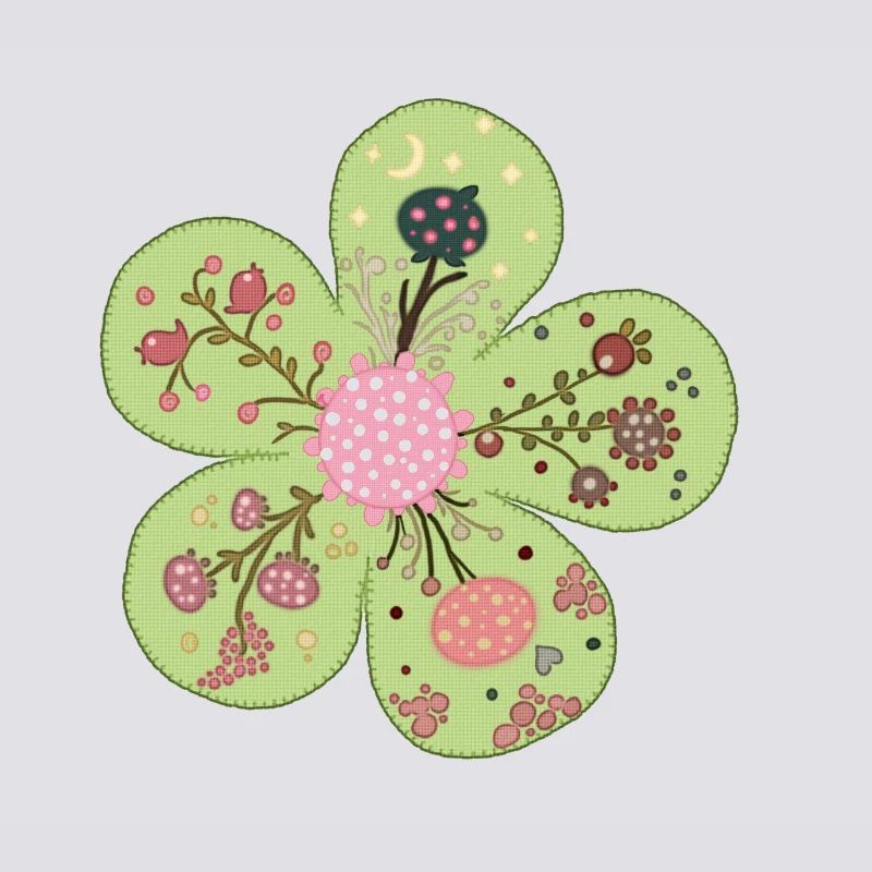 Patchworkfrühlingsblume
