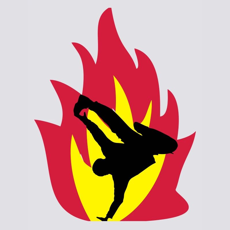 Breakdancer dans le feu