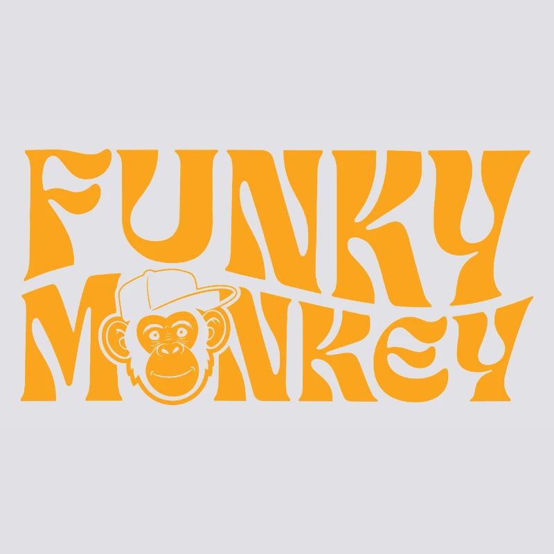 Funky Monkey Retro Typography