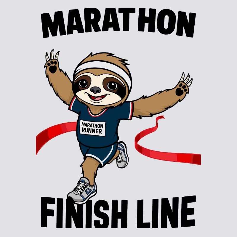 Sloth Marathon Runner