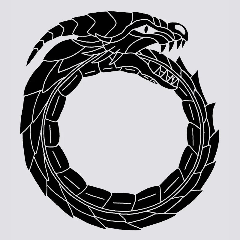 Verschlingender Schwarzer Drache