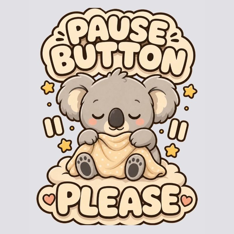Pause Button Please Koala