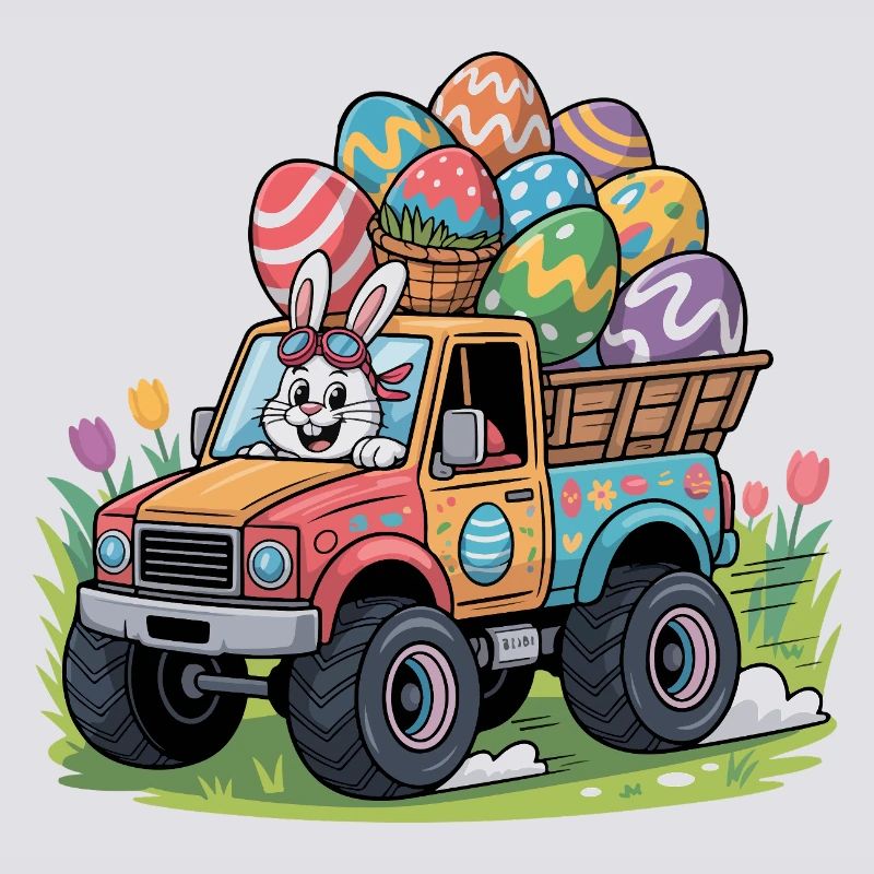Happy Easter Sweet Easter Bunny Egg Hunt Easter Eggs