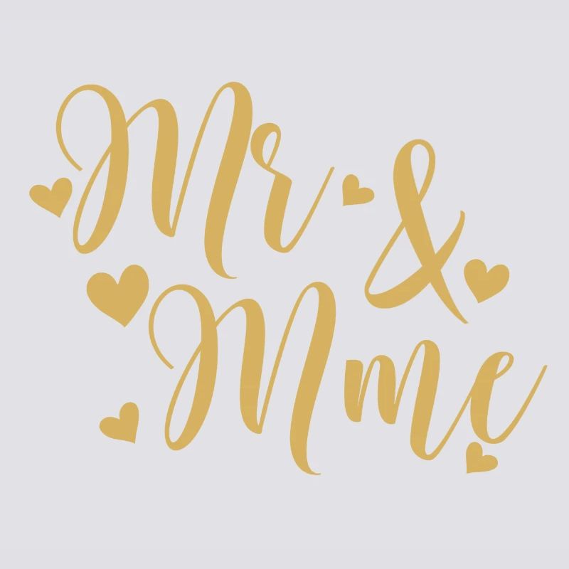 Mr And Mme script doré