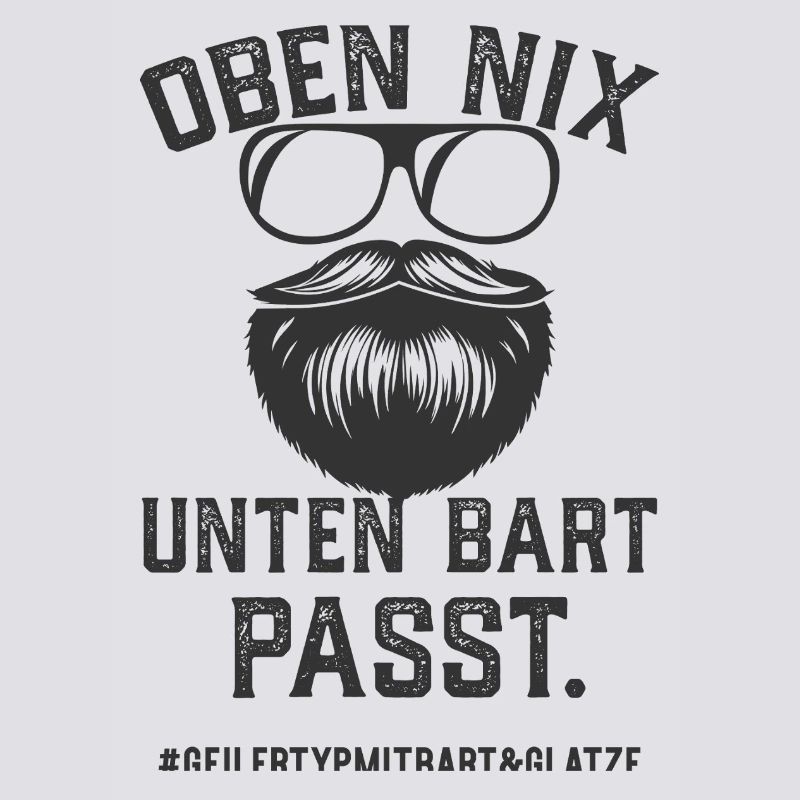 Geiler Typ Mit Bart Und Glatze Bartträger Vollbart