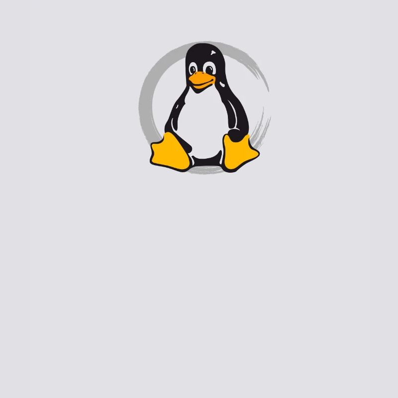 Pc computer Penguin nerd geek Programmer Admin