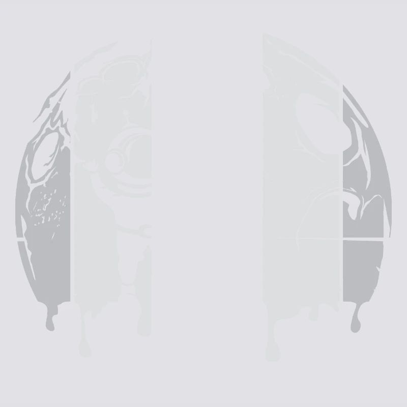moon astronaut space rocket graffiti retro logo