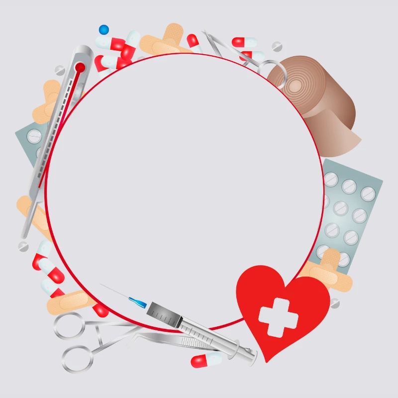 First aid kit or first aid kit as a frame
