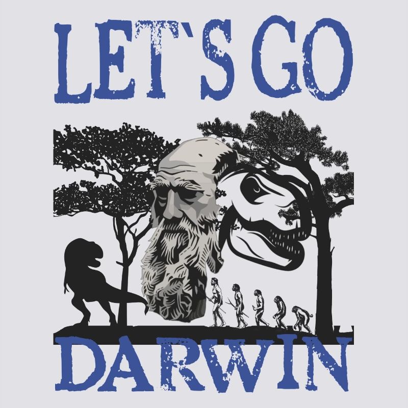 Idée cadeau textile Charles Darwin Evolution