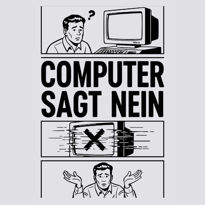 Computer Says No Comic Design