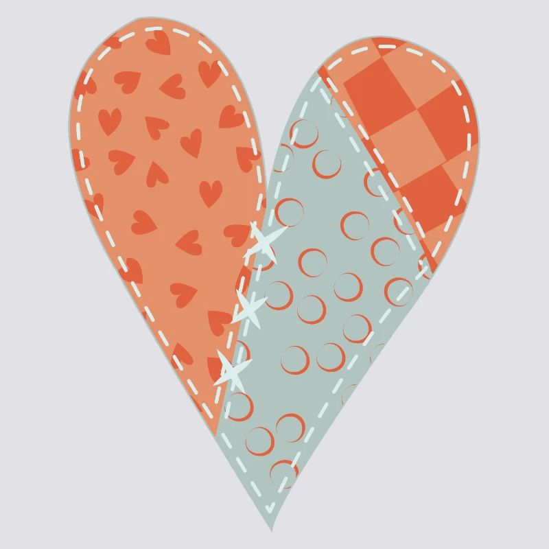 Patchwork Herz Nr. 12