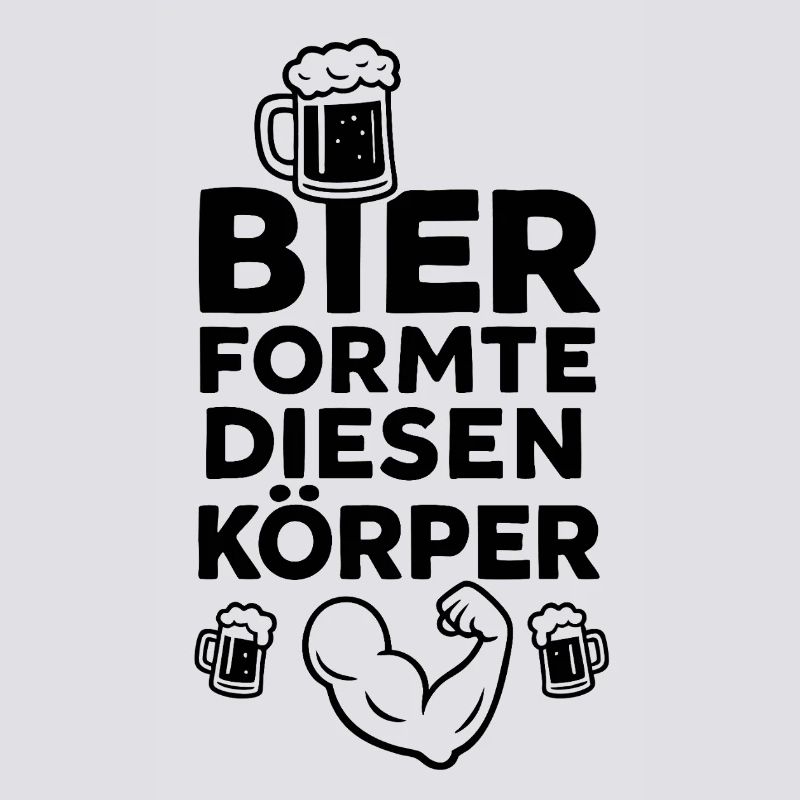 Bier formte diesen Körper