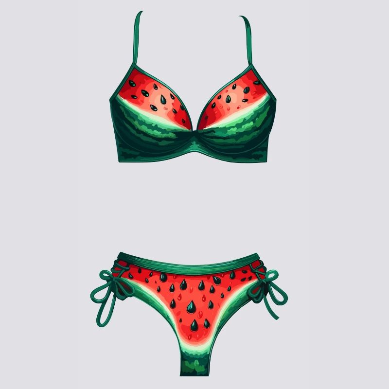 Chemise de bikini pastèque Cadeau pastèque