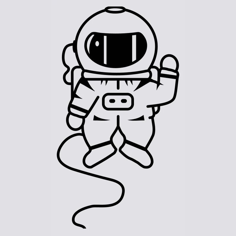 un astronaute dans l'espace