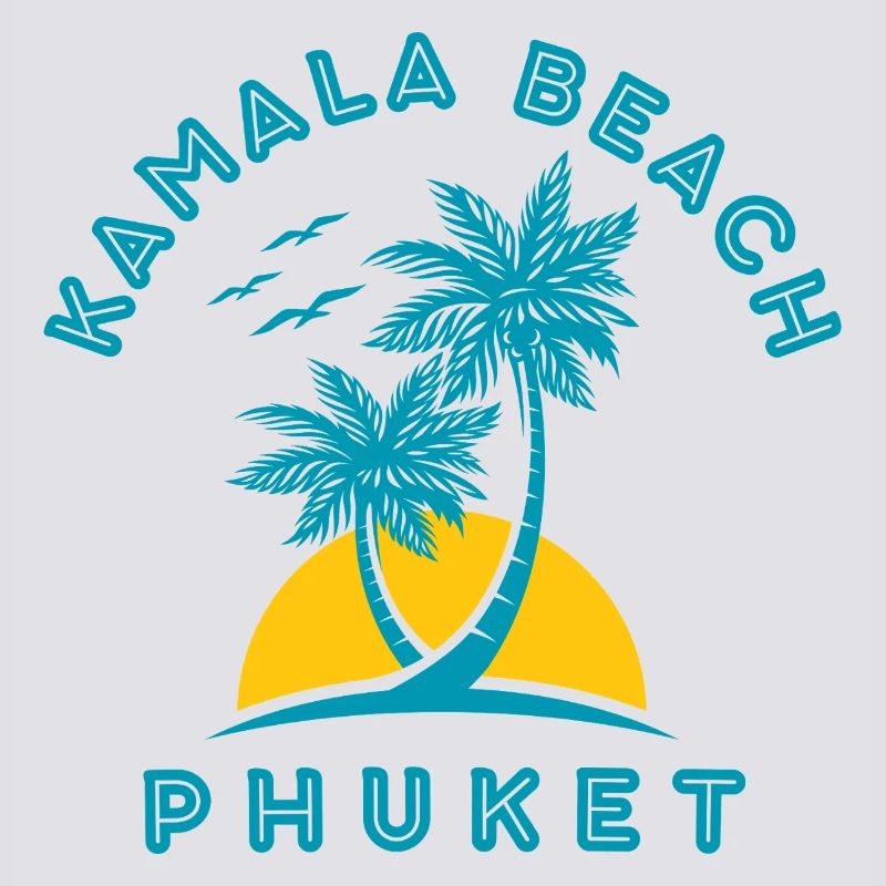 Kamala Beach Phuket Sunset Palm
