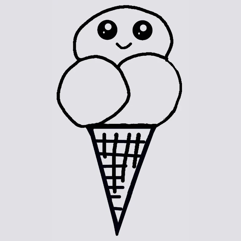 Eis Eiswaffel Eistüte Eiscreme Eiskrem