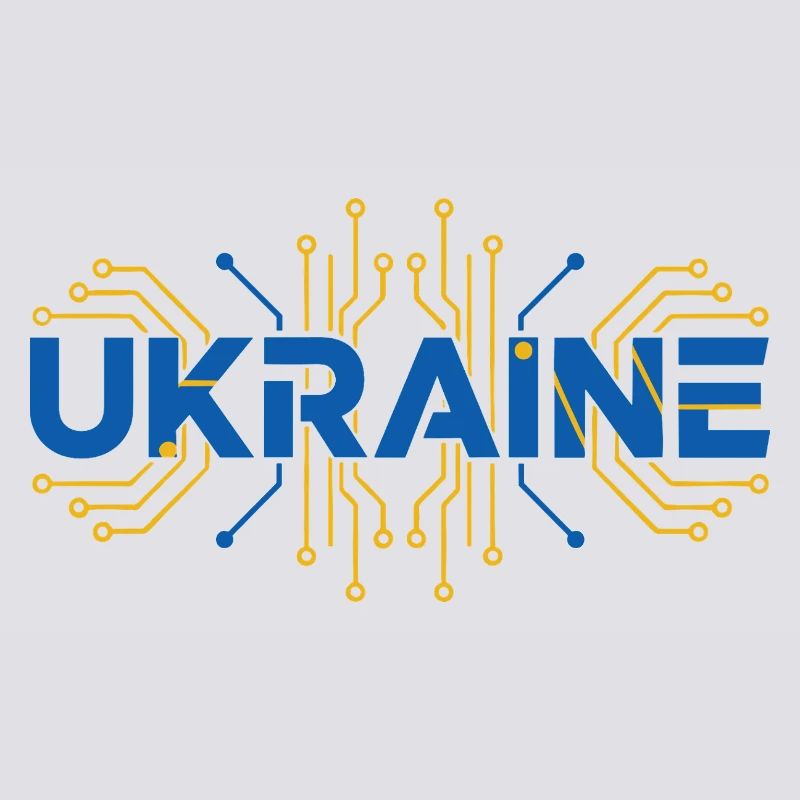 Conception du drapeau du circuit de l’Ukraine