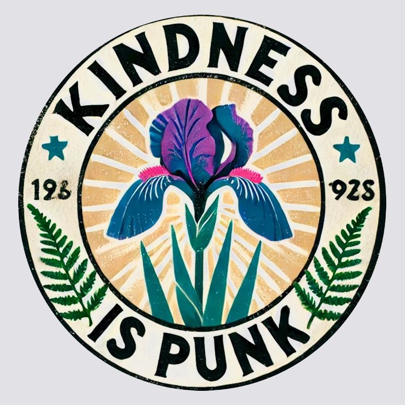 Kindness Is Punk Iris Patch