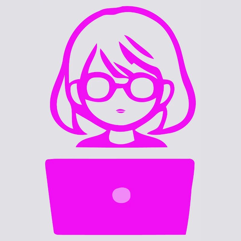 Femme avec un codeur de programmeur informatique