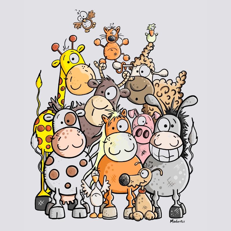 Tas géant de l'animal