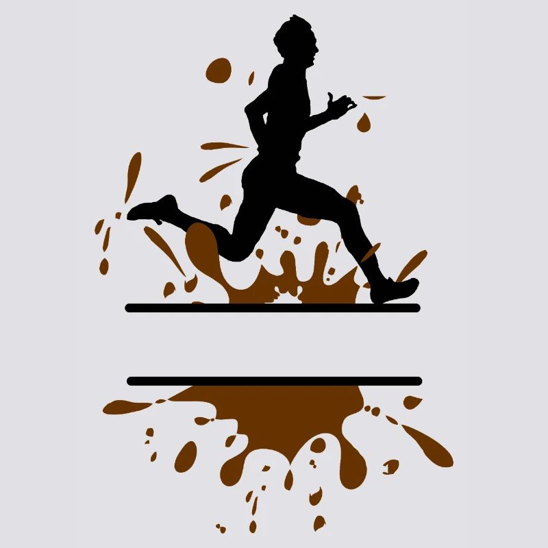 Mud Run Man – Customizable Runner