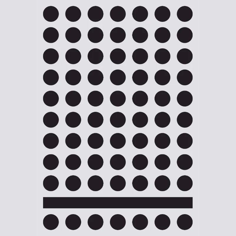 Monochrome Dot Grid Pattern