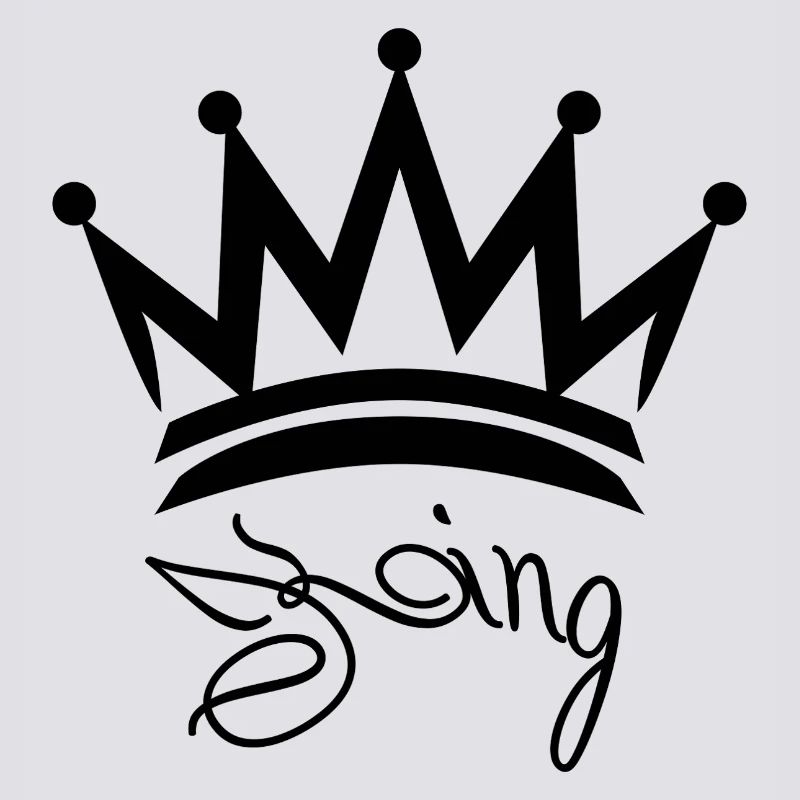 King Valentinstag, Hochzeitstag oder Paar Design