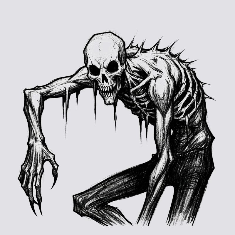 Nightmare Spooky Skeleton Masquerade