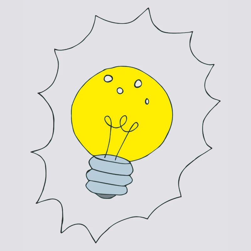 Creative Light Bulb Illustration