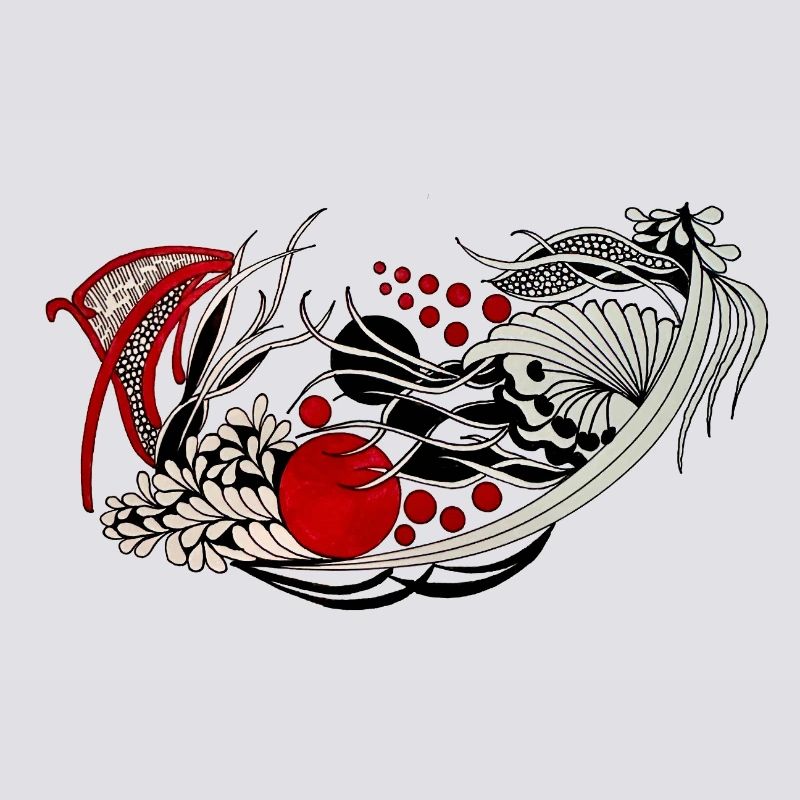 Flowing Flower Shell Waves