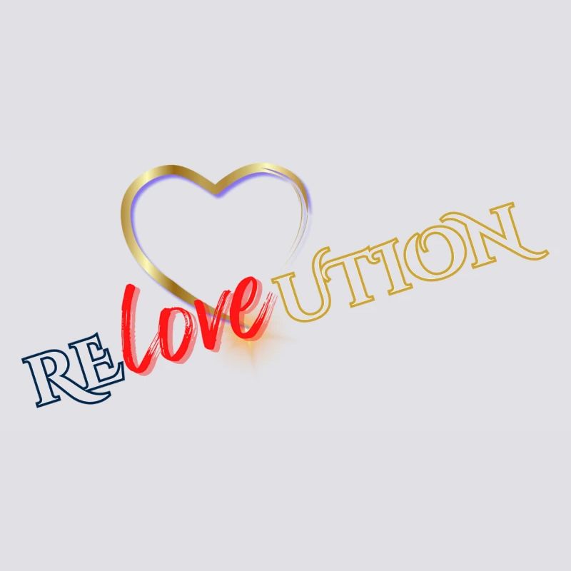 Liebevolution Herzrose Typo