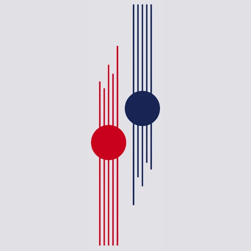 Red-Blue Geometric Pulse