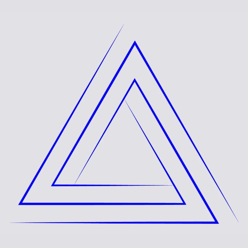 Geometric triangular nesting