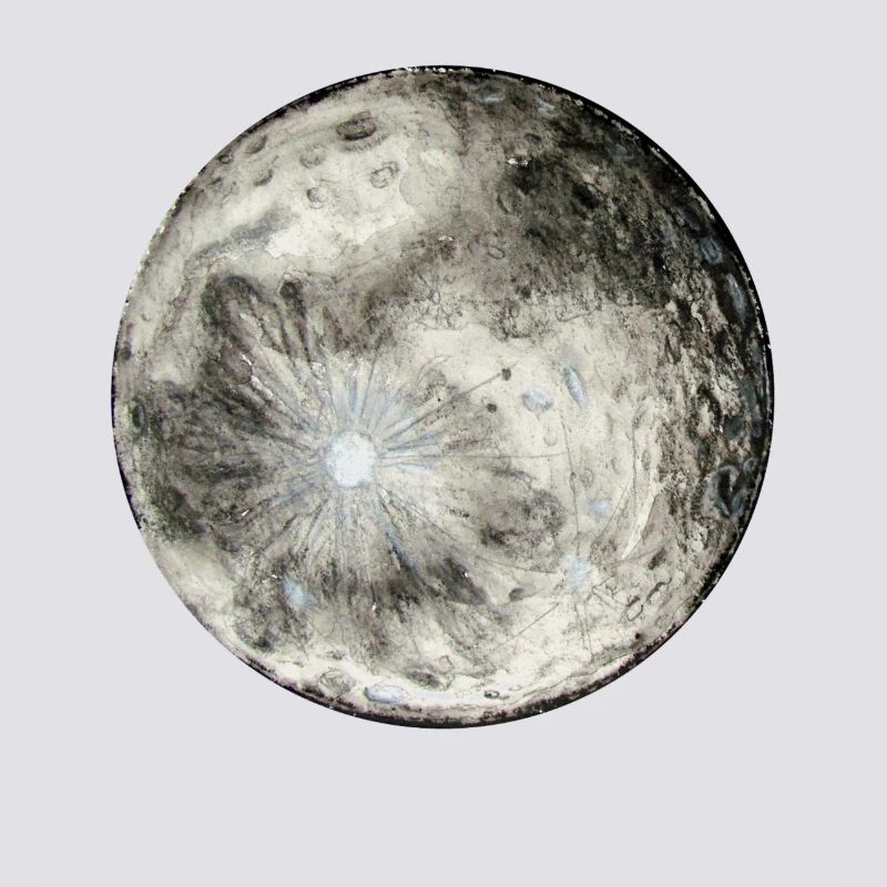 regarde la lune, c'est gratuit (lettres blanches)