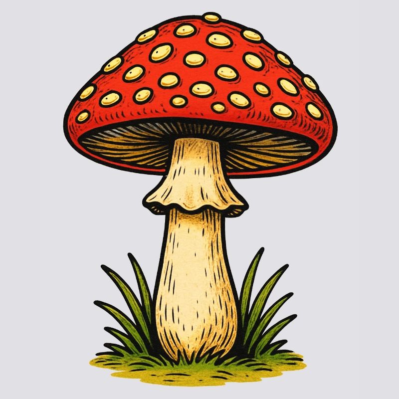 Red Toadstool Retro