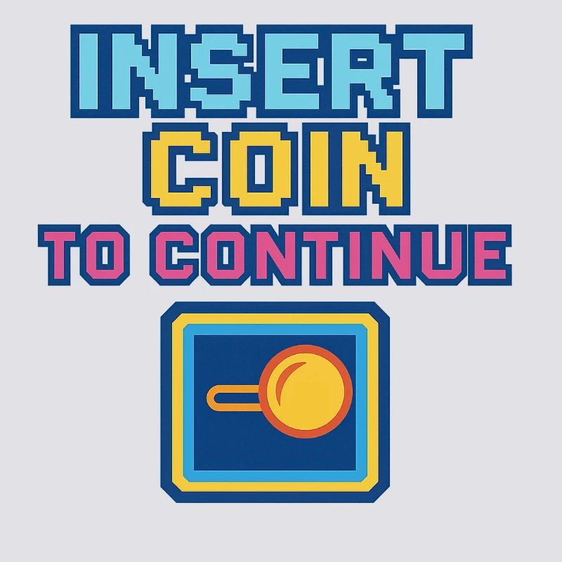 Retro Pixel Arcade Game Design