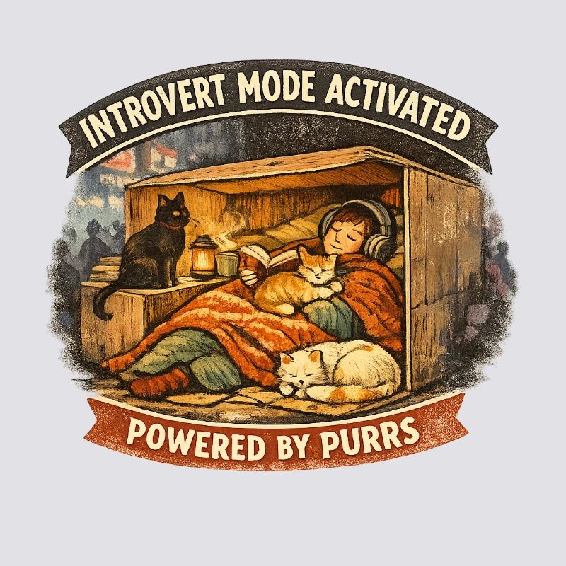 Mode introverti activé Nuit Chaleureuse pour chat