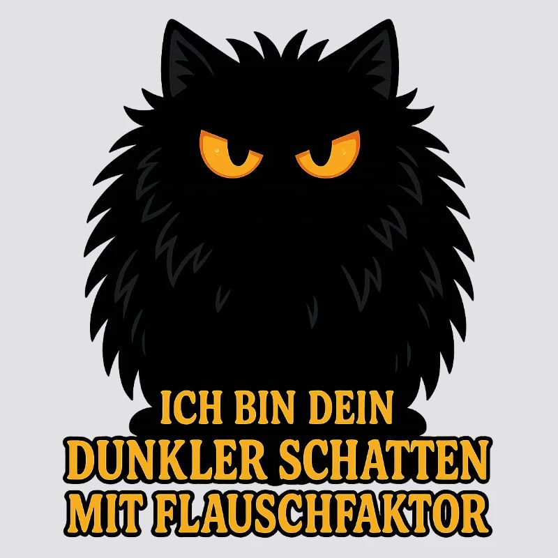 Dark shadow with fluff factor – cat
