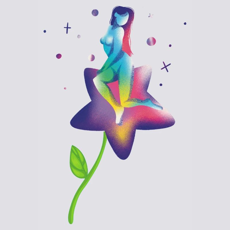 Regenbogenstern-Blüte