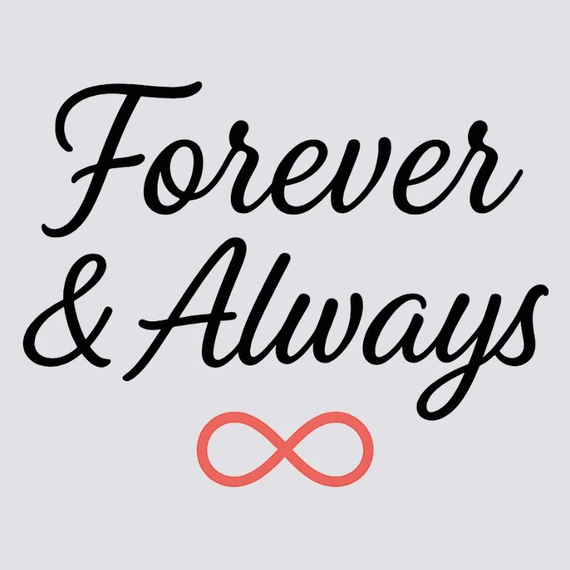 Conception de typographie de symbole de l’infini éternel