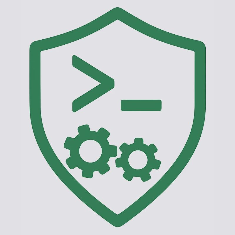 Code Schild mit Zahnrädern