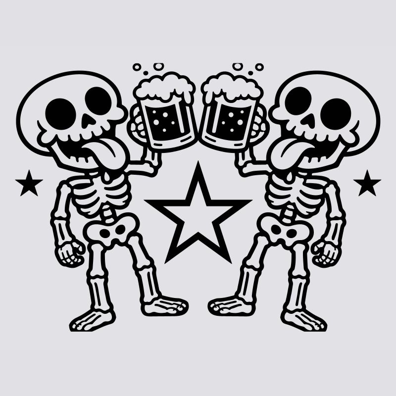 Skeleton Beer Proost