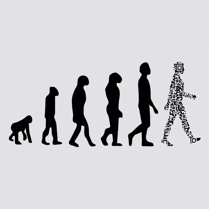 Evolution QR code - Humour pass sanitaire