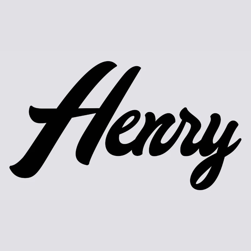 Henry Name Black