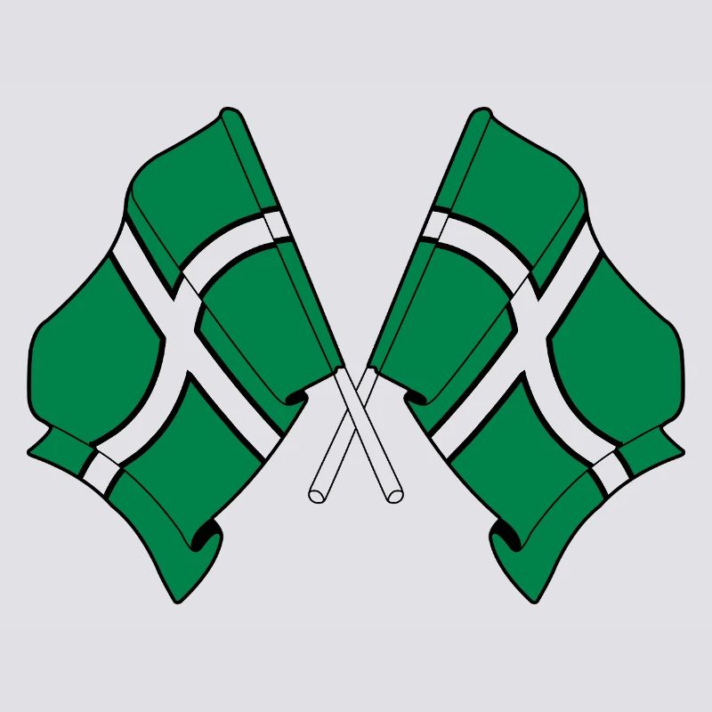 Drapeaux croisés du Devon