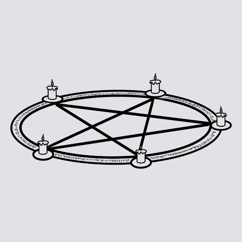 | d’évocation Cercle d’invocation | Pentagramme